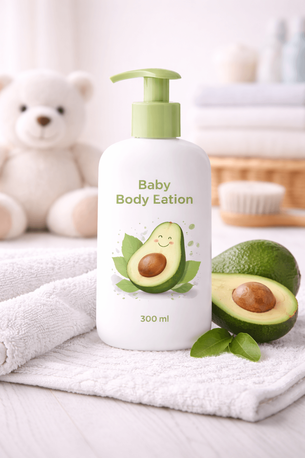 Baby Body Lotion with Organically Farmed Avocado – 300 ml