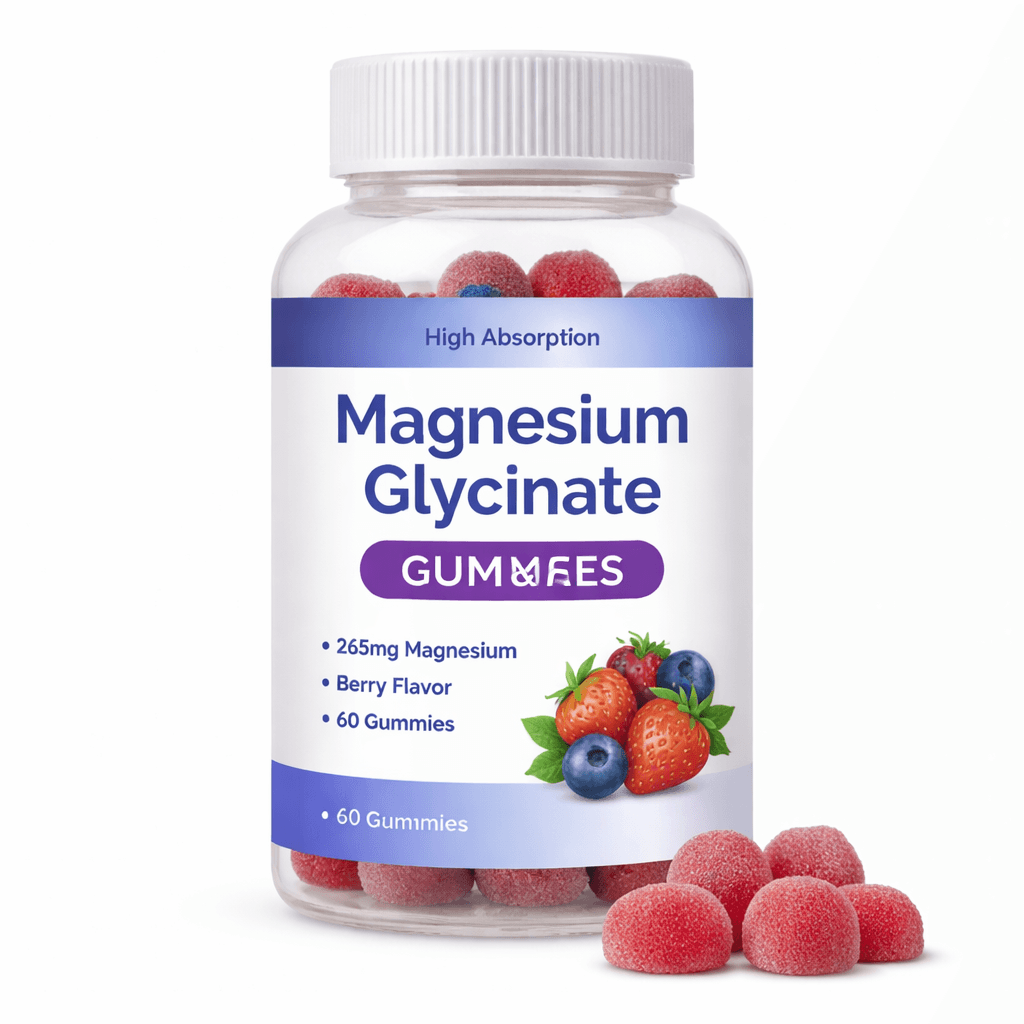 High Absorption Magnesium Glycinate Gummies for Sleep & Calm