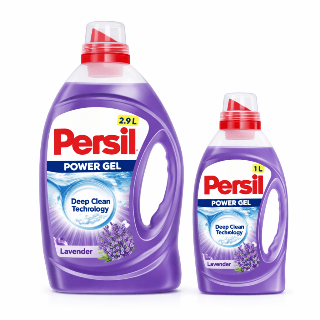 Persil Power Gel Liquid Laundry Detergent – Lavender (2.9L + 1L)